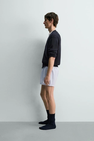 Набор из 2 комбинированных трусов-боксеров из поплина - лимитированная серия- Заказать в России