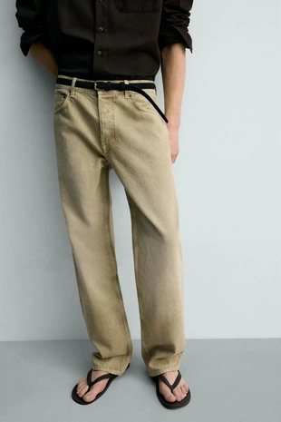 Джинсы прямого кроя лимитированная серия- Заказать в России