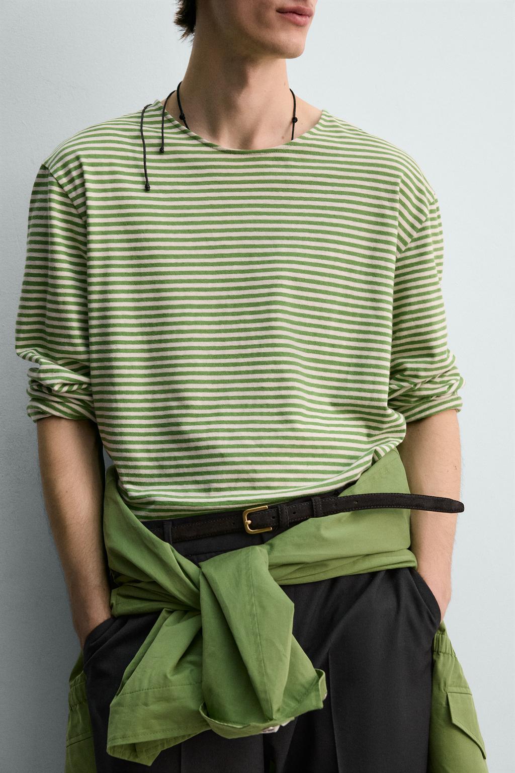 ЖАККАРДОВАЯ ФУТБОЛКА В ПОЛОСКУ лимитированная серия