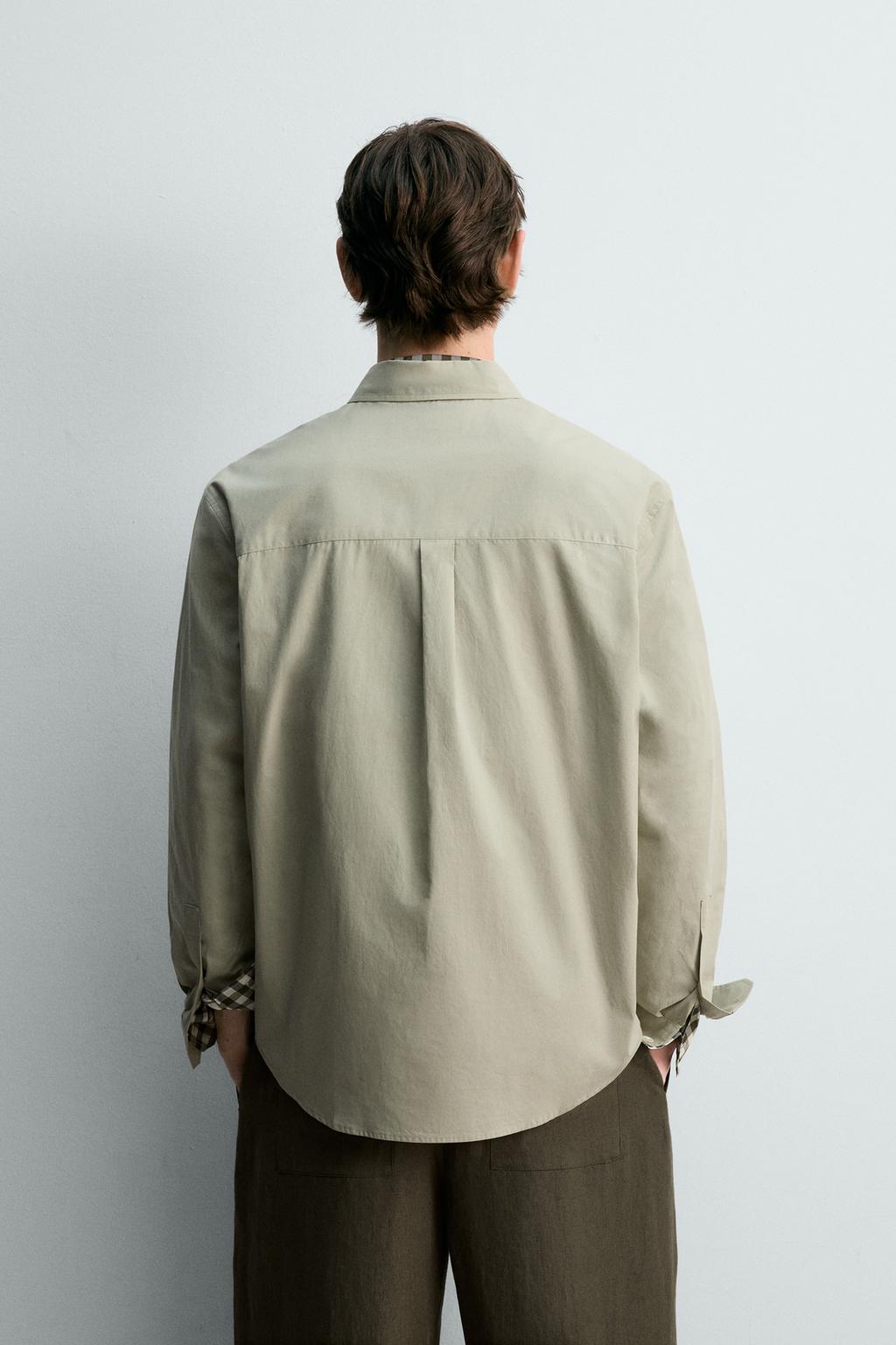 РУБАШКА КЛАССИЧЕСКОГО КРОЯ ИЗ ПОПЛИНА — лимитированная серия