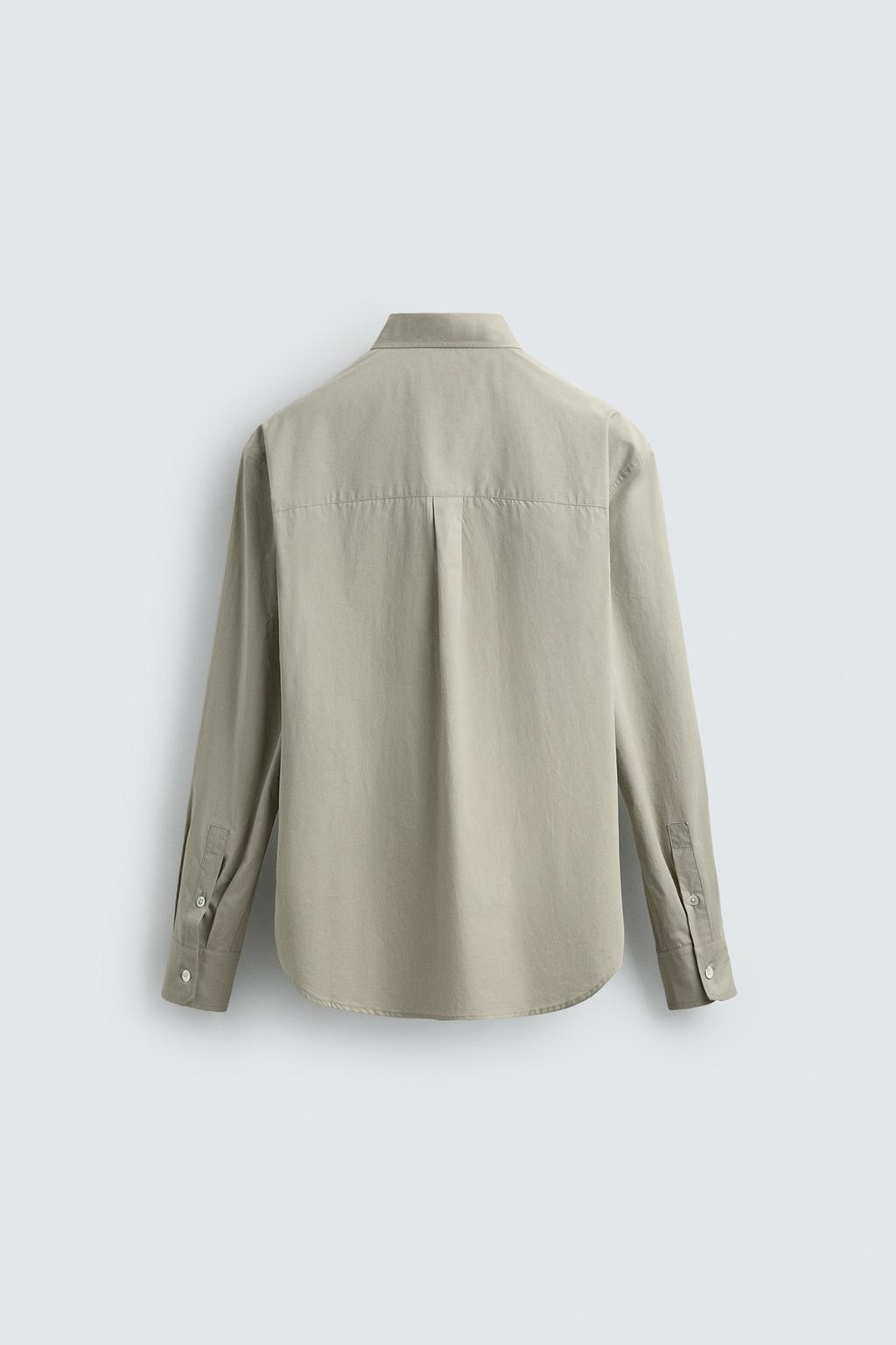 РУБАШКА КЛАССИЧЕСКОГО КРОЯ ИЗ ПОПЛИНА — лимитированная серия