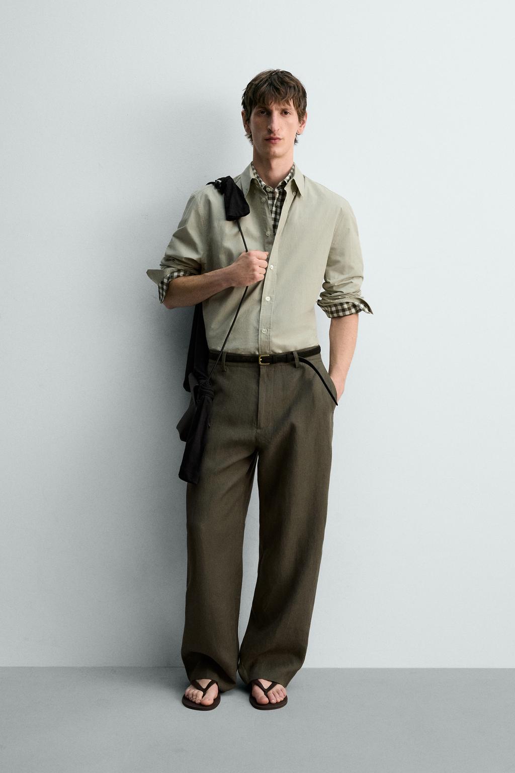 РУБАШКА КЛАССИЧЕСКОГО КРОЯ ИЗ ПОПЛИНА — лимитированная серия