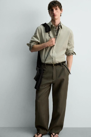 Рубашка классического кроя из поплина — лимитированная серия- Заказать в России