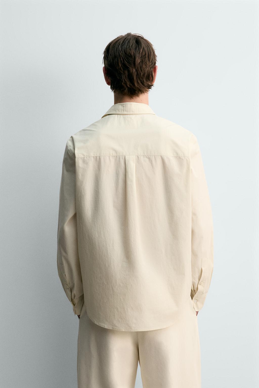 Рубашка из поплина  с регулярной посадкой