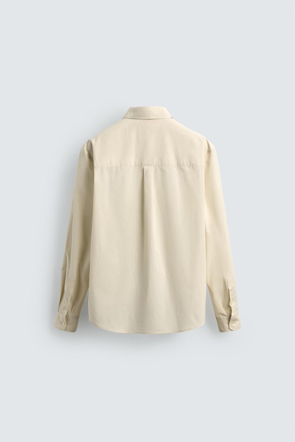 Рубашка из поплина  с регулярной посадкой