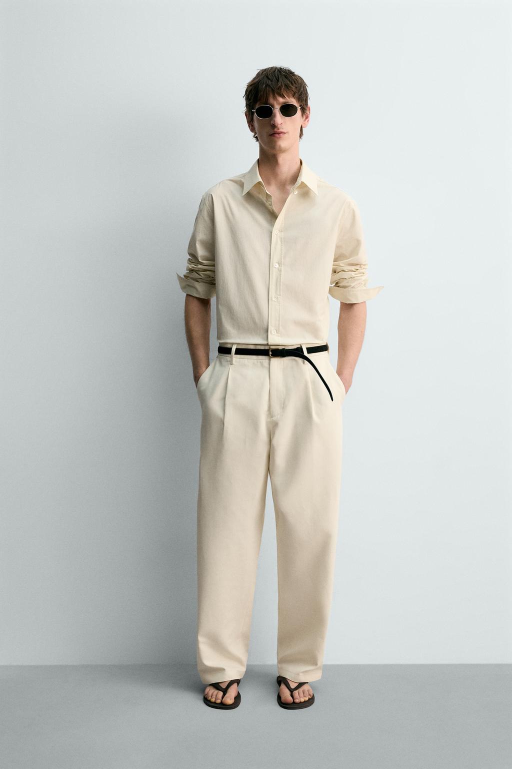 Рубашка из поплина  с регулярной посадкой