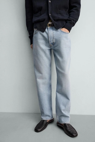 Джинсы прямого кроя лимитированная серия- Заказать в России