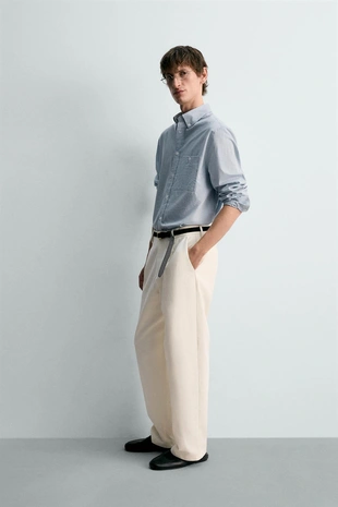 Рубашка в полоску лимитированная серия- Заказать в России