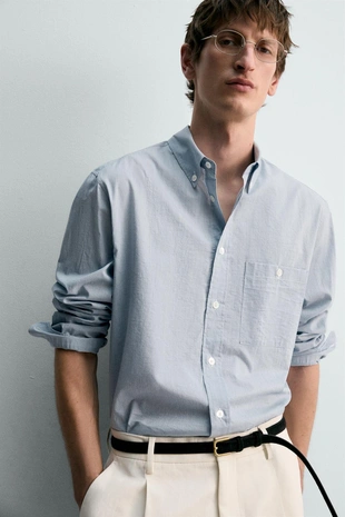 Рубашка в полоску лимитированная серия- Заказать в России