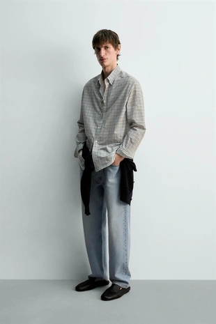 Рубашка в клетку лимитированная серия- Заказать в России