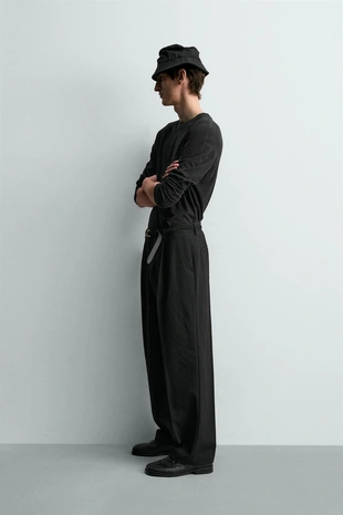 Футболка из хлопка и льна