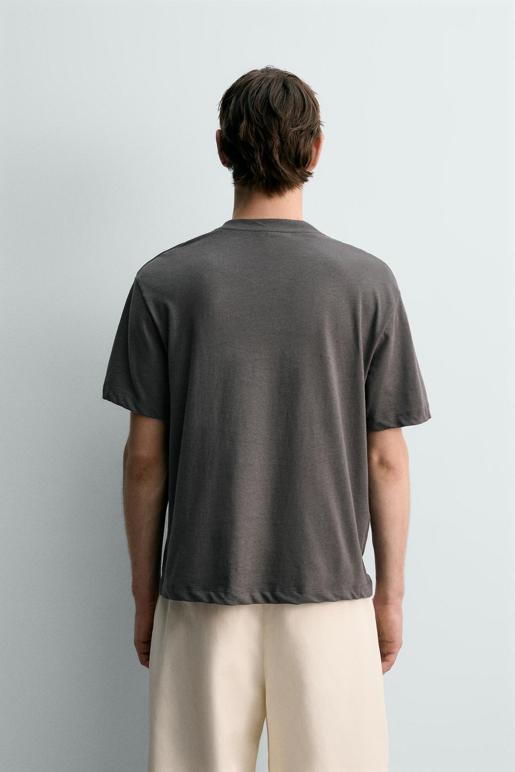 ФУТБОЛКА  ИЗ ХЛОПКА И ЛЬНА