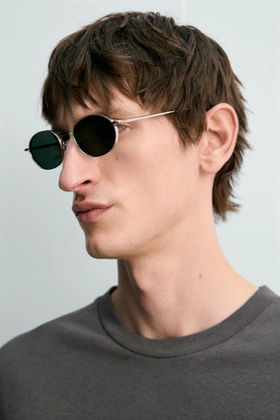 Футболка RELAXED FIT из хлопка и льна- Заказать в России