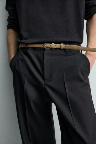 Брюки прямого кроя из 100% шерсти — лимитированная серия- Заказать в России