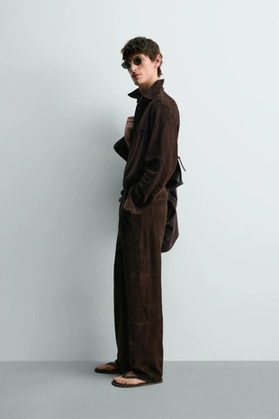 Рубашка из замши — лимитированная серия- Заказать в России