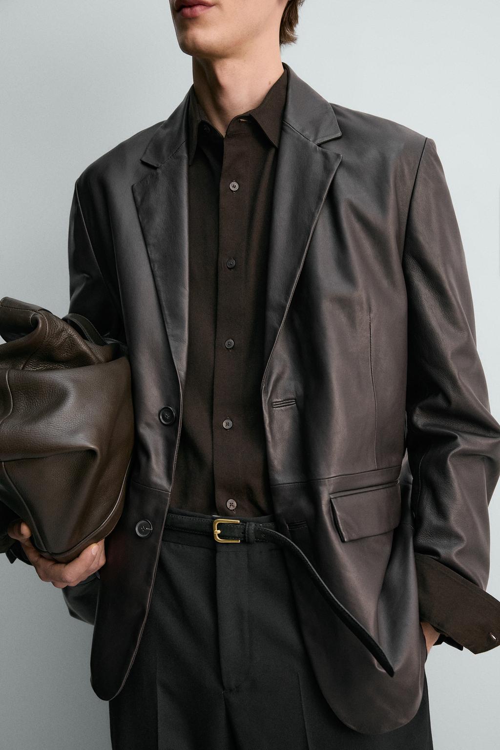 КОЖАНЫЙ БЛЕЙЗЕР - лимитированная серия