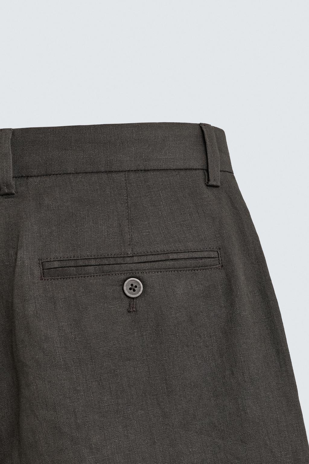 БЕРМУДЫ ИЗ 100% ЛЬНА КЛАССИЧЕСКОГО КРОЯ