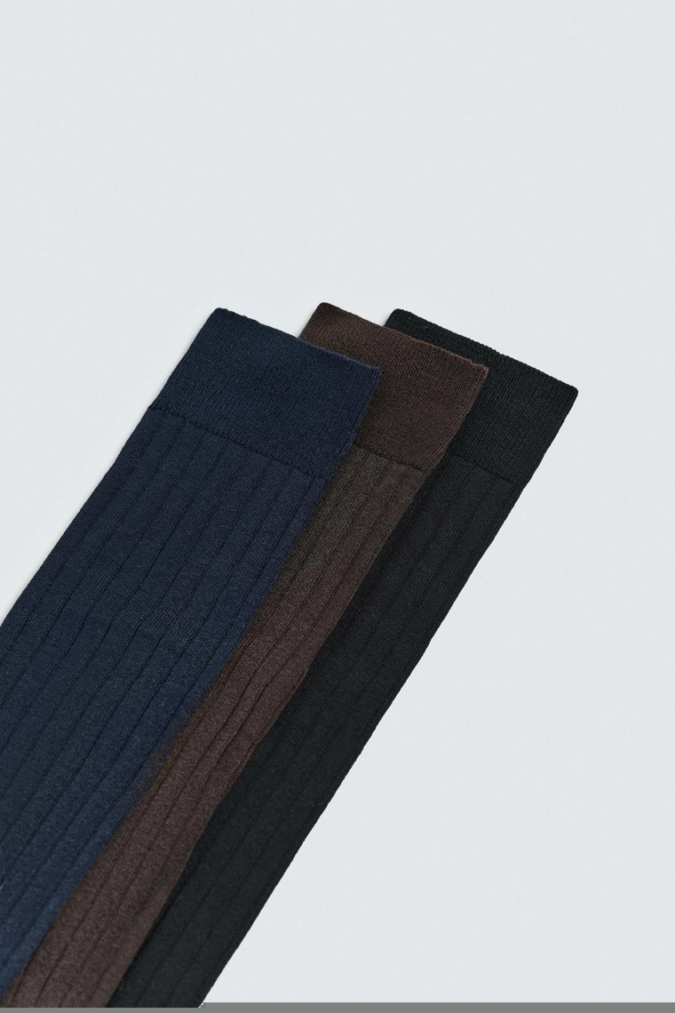 Набор из трех пар длинных носков