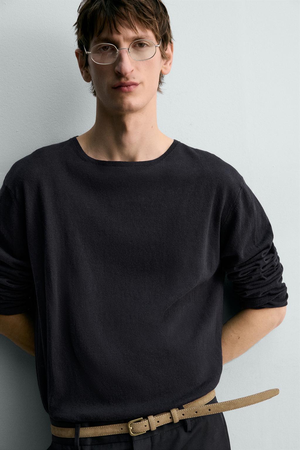 ЛЕГКИЙ СВИТЕР ИЗ ХЛОПКА И ЛЬНА лимитированная серия