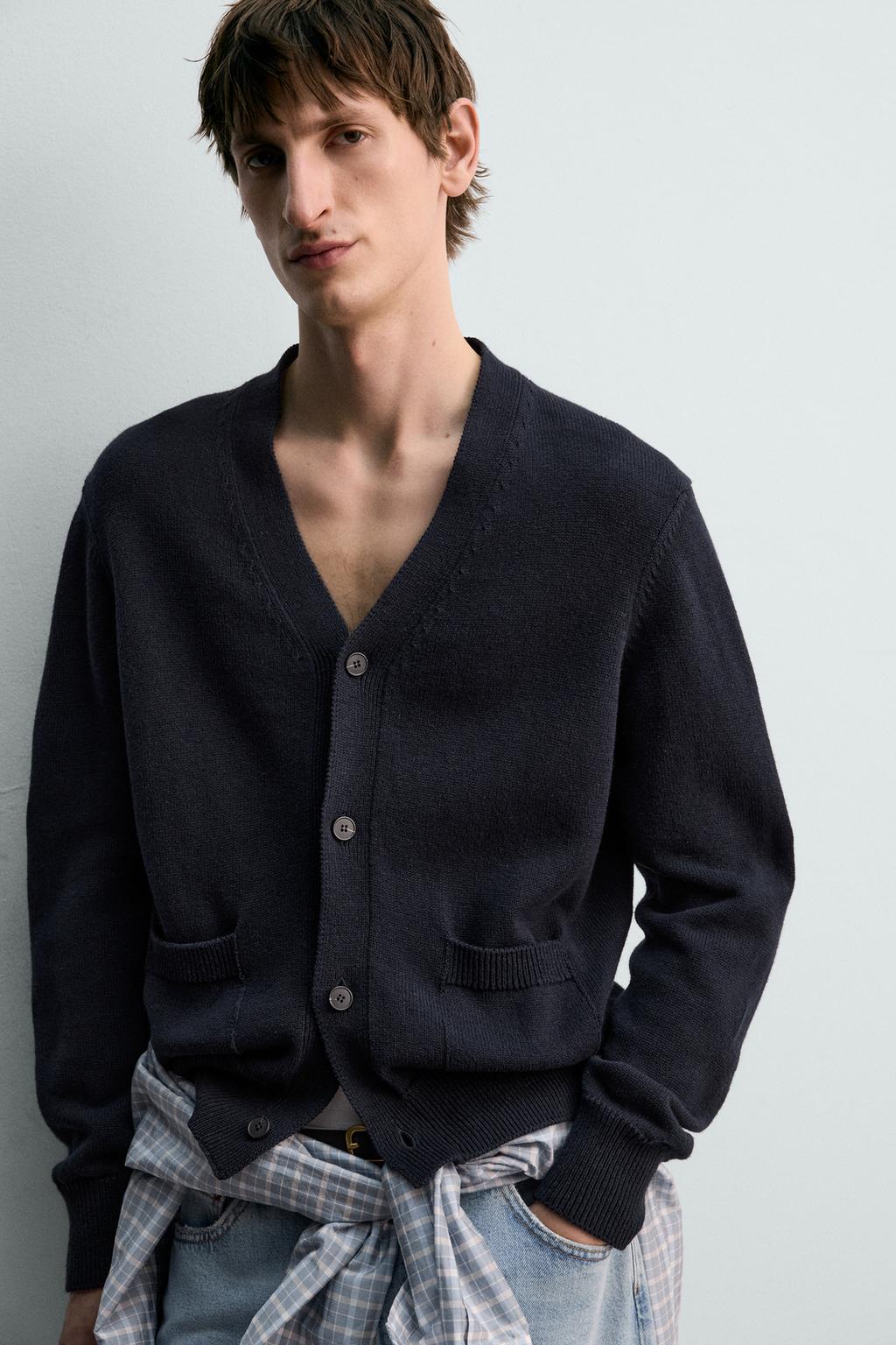 КАРДИГАН ИЗ ХЛОПКА И ЛЬНА лимитированная серия