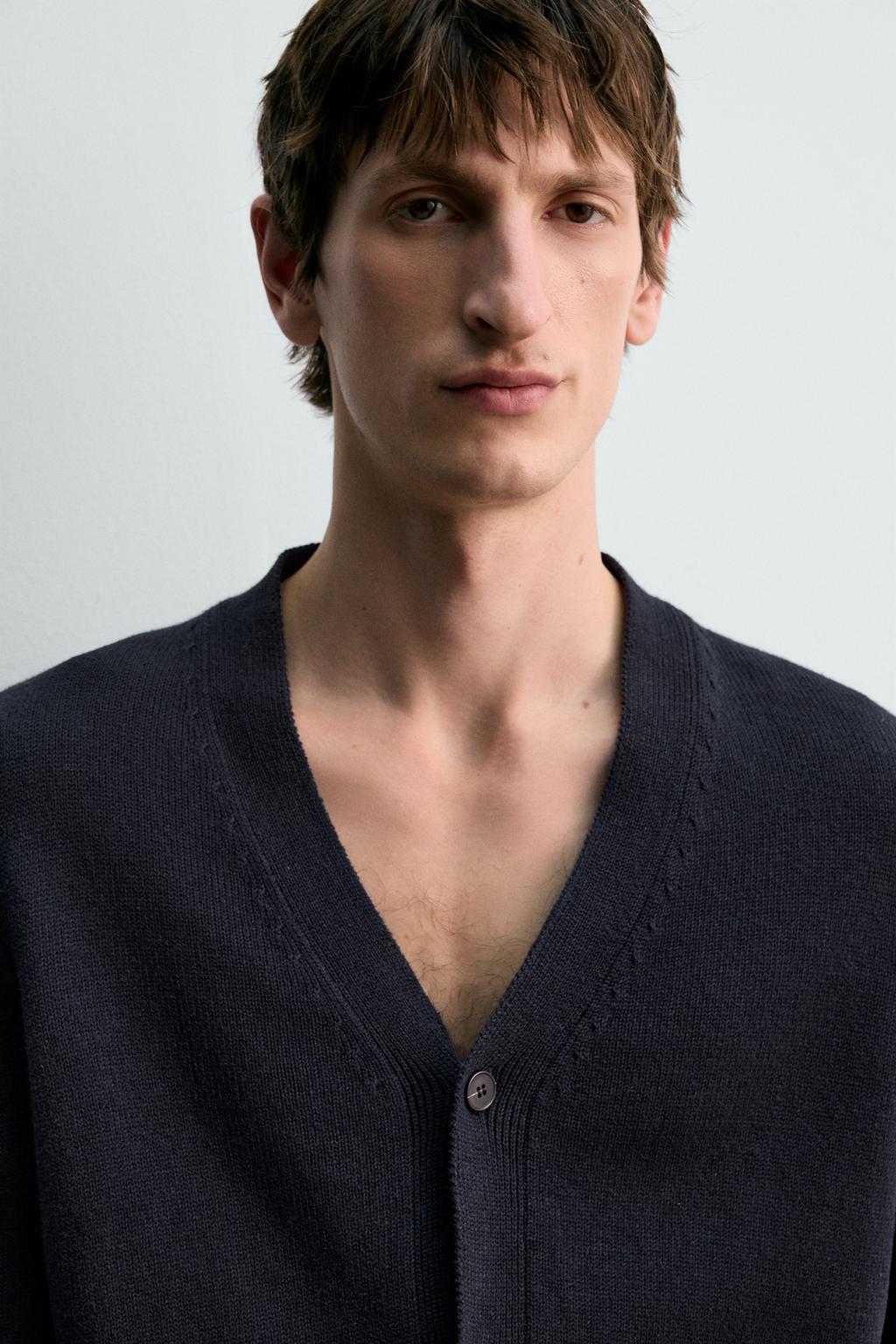 КАРДИГАН ИЗ ХЛОПКА И ЛЬНА лимитированная серия