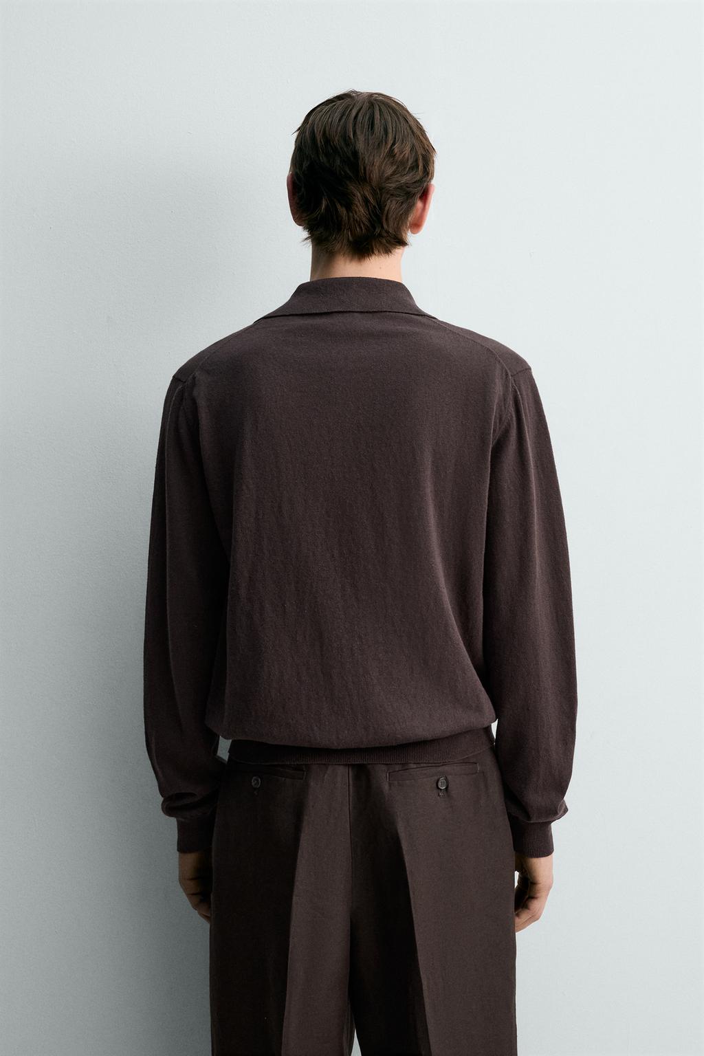 ТРИКОТАЖНОЕ ПОЛО ИЗ ХЛОПКА И ЛЬНА - лимитированная серия