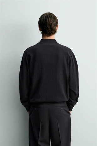 Трикотажное поло из хлопка и льна - лимитированная серия- Заказать в России