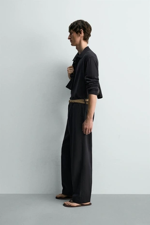 Трикотажное поло из хлопка и льна - лимитированная серия- Заказать в России