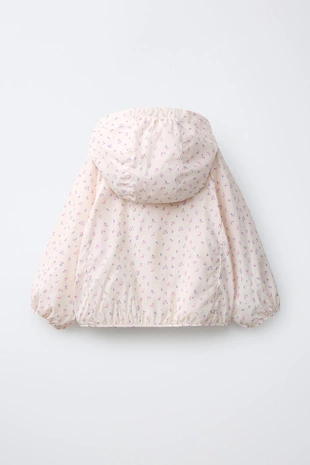 Легкий дождевик с цветочным принтом WATER REPELLENT- Заказать в России