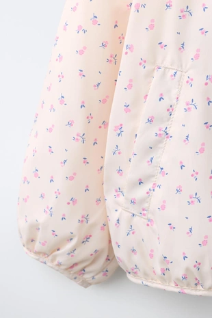 Легкий дождевик с цветочным принтом WATER REPELLENT- Заказать в России