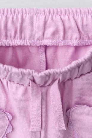 Шорты-бермуды с сердцем и волнистым краем- Заказать в России