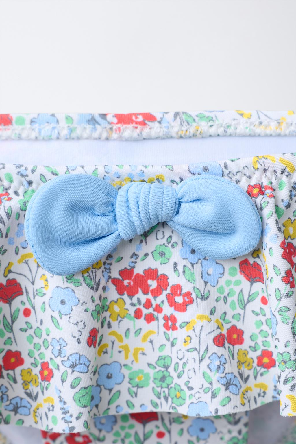 1–6 ЛЕТ/ ТРУСЫ С ЦВЕТОЧНЫМ ПРИНТОМ И ВОЛАНАМИ