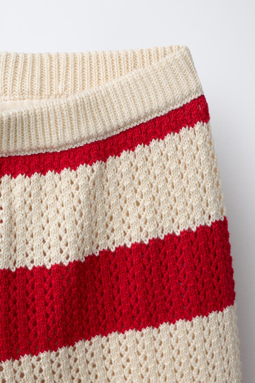 ТРИКОТАЖНЫЕ БРЮКИ В ПОЛОСКУ