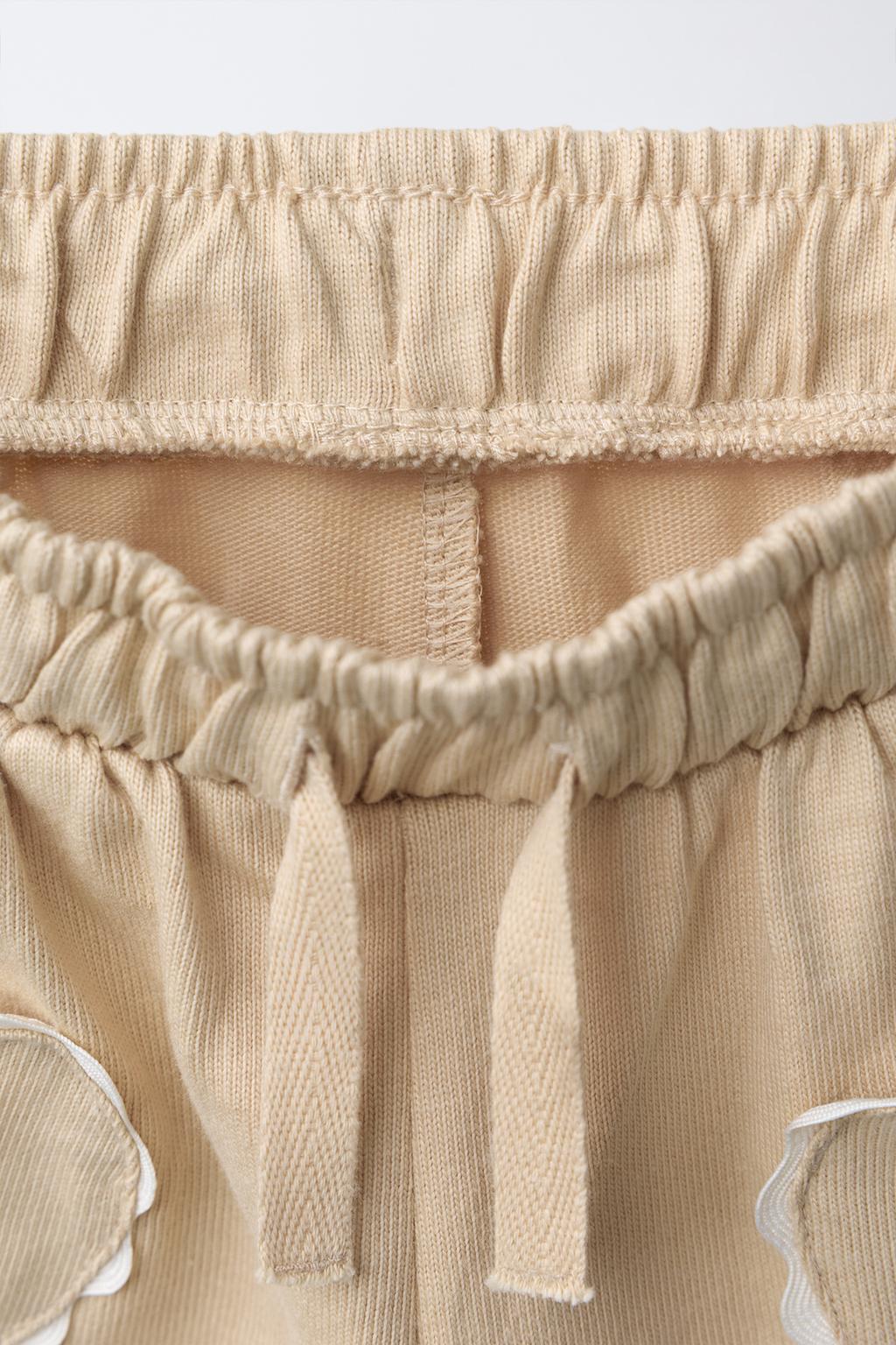 ШОРТЫ-БЕРМУДЫ «СЕРДЦЕ» С ВОЛНИСТЫМ КРАЕМ