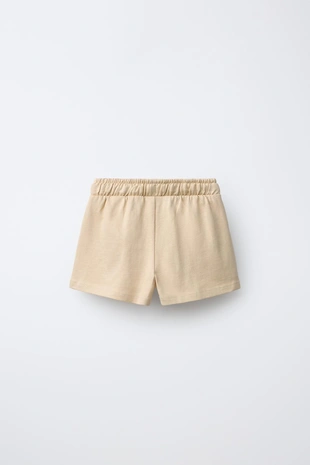 Шорты-бермуды «сердце» с волнистым краем