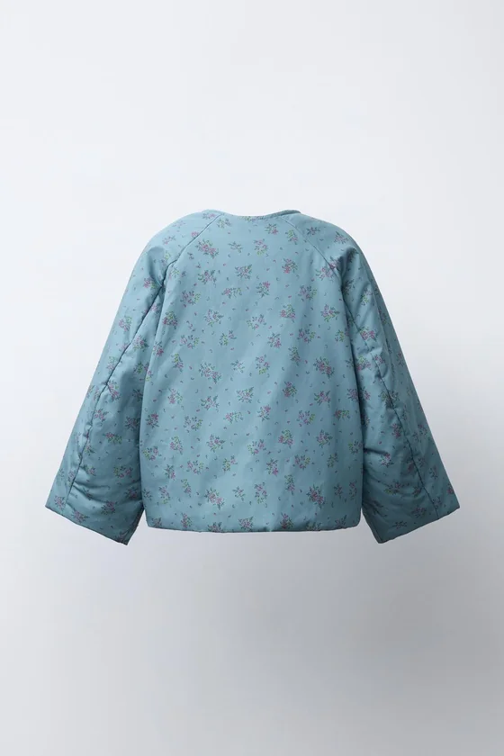 ЖАКЕТ С ЦВЕТОЧНЫМ ПРИНТОМ