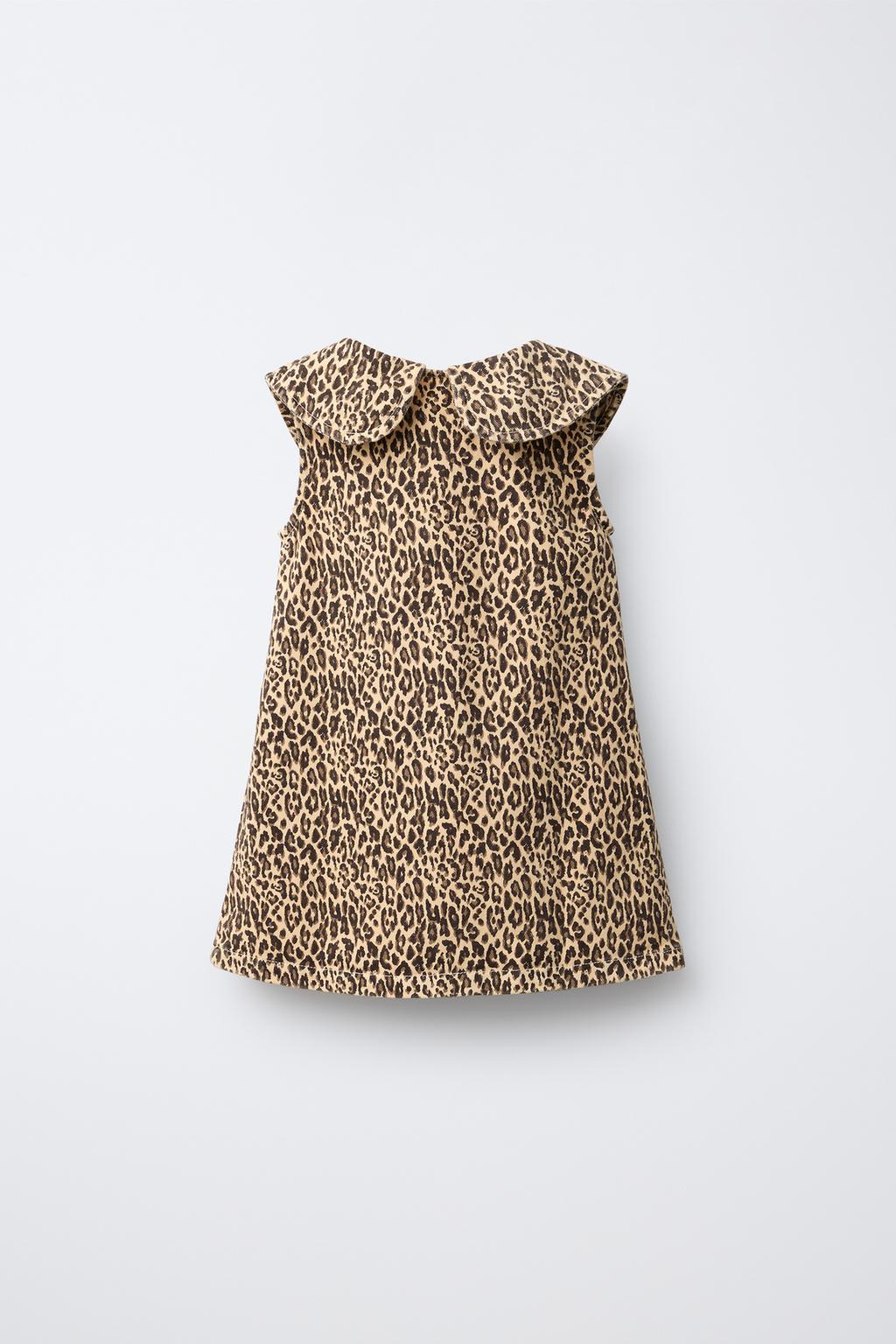 ПЛАТЬЕ ИЗ САРЖИ С АНИМАЛИСТИЧЕСКИМ ПРИНТОМ