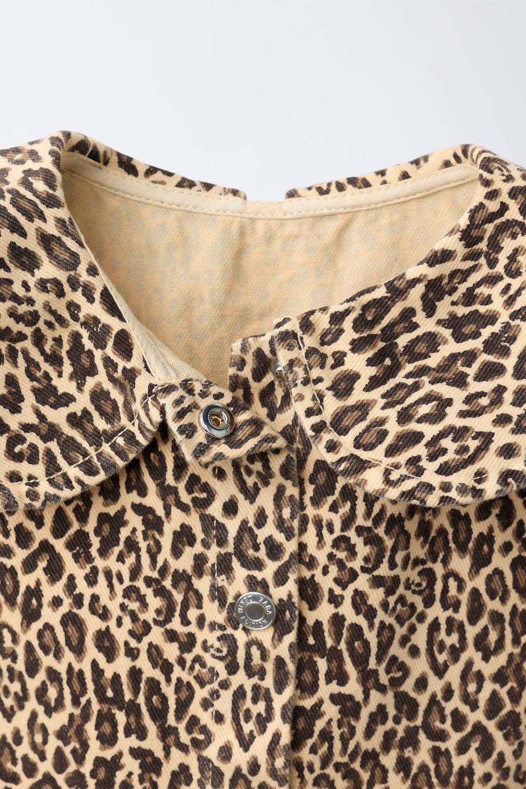 ПЛАТЬЕ ИЗ САРЖИ С АНИМАЛИСТИЧЕСКИМ ПРИНТОМ