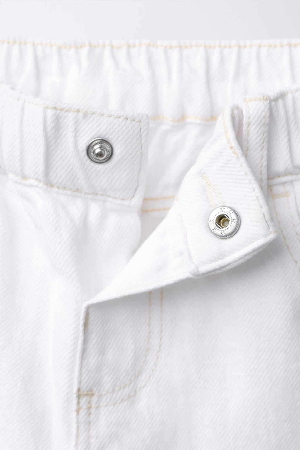 ДЖИНСЫ-КЮЛОТЫ С ВОЛАНАМИ