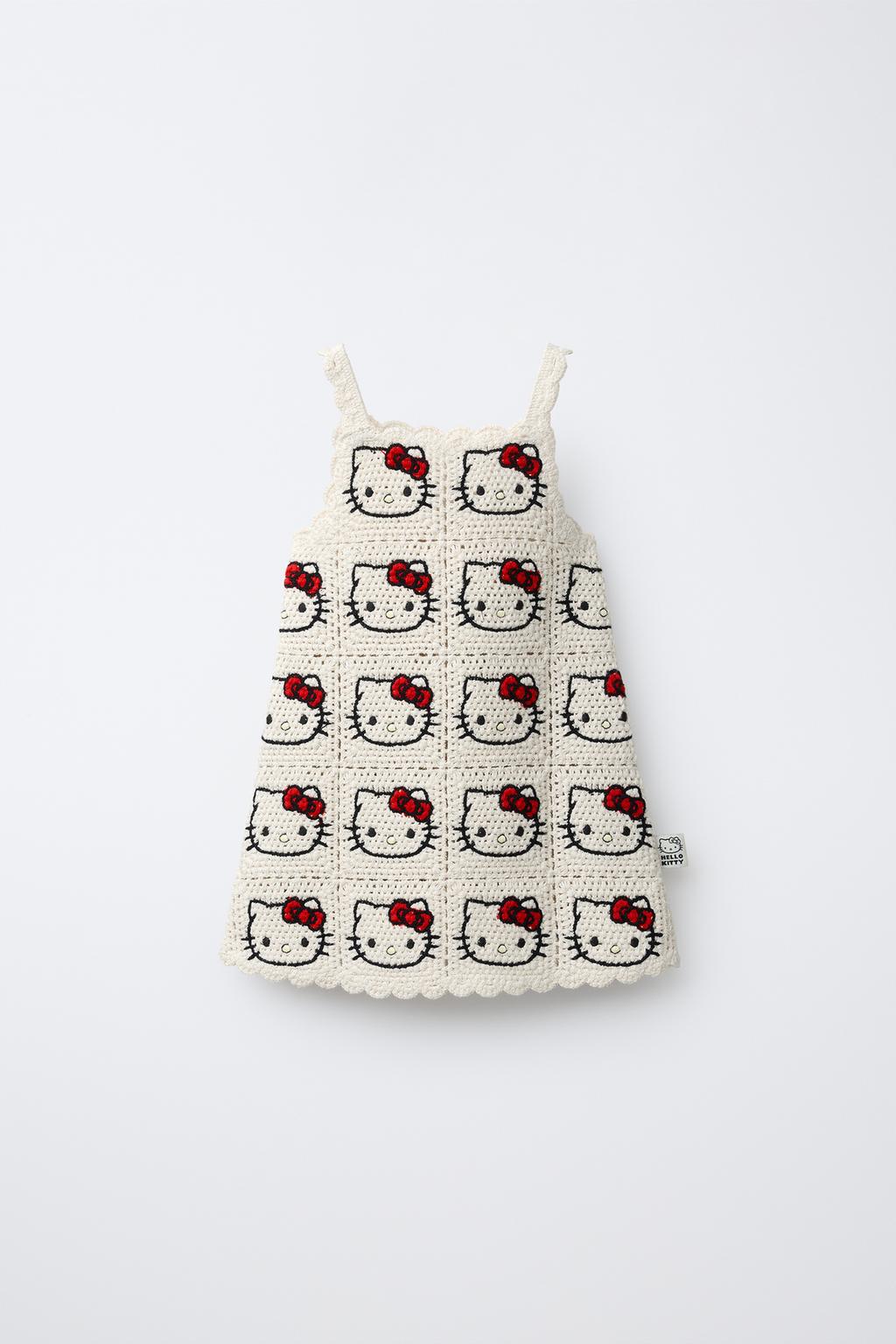 ВЯЗАНОЕ ПЛАТЬЕ HELLO KITTY © SANRIO