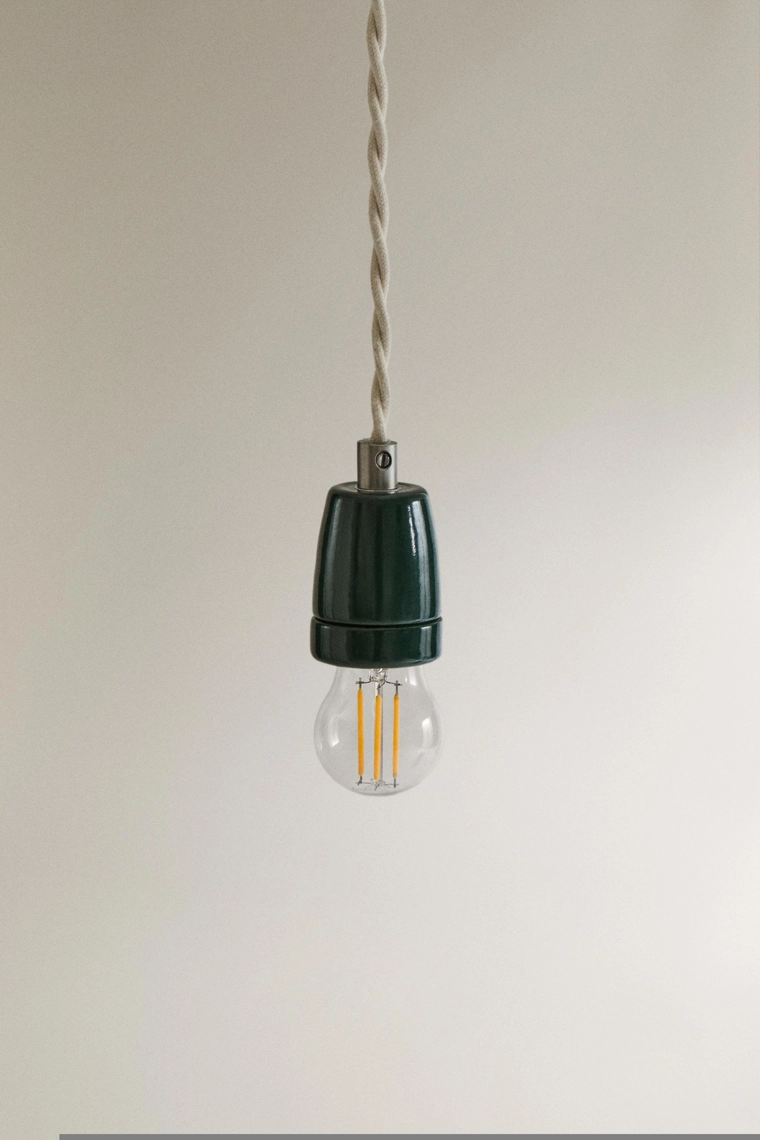 Керамический потолочный светильник-кабель