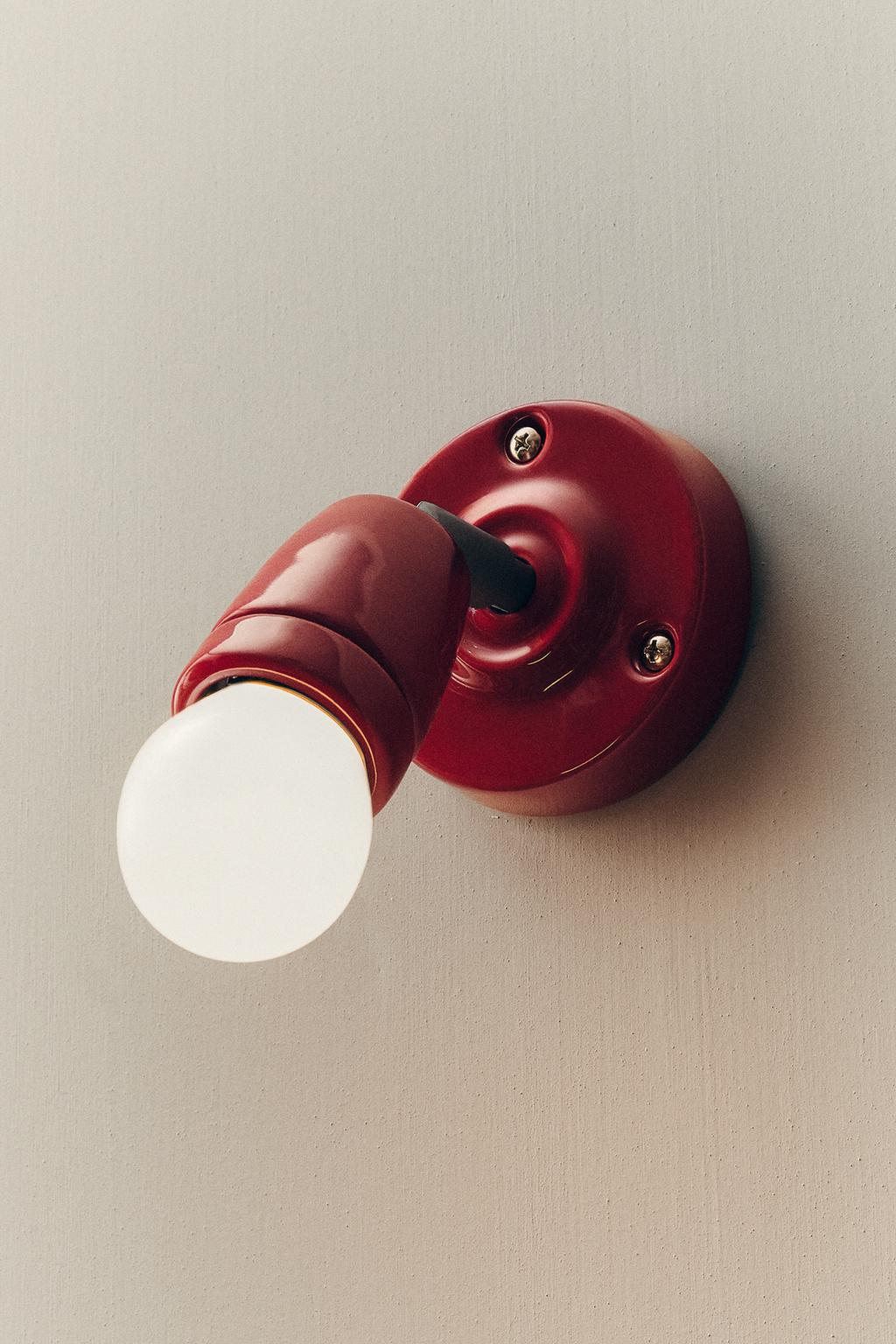 Светильник настенный керамический