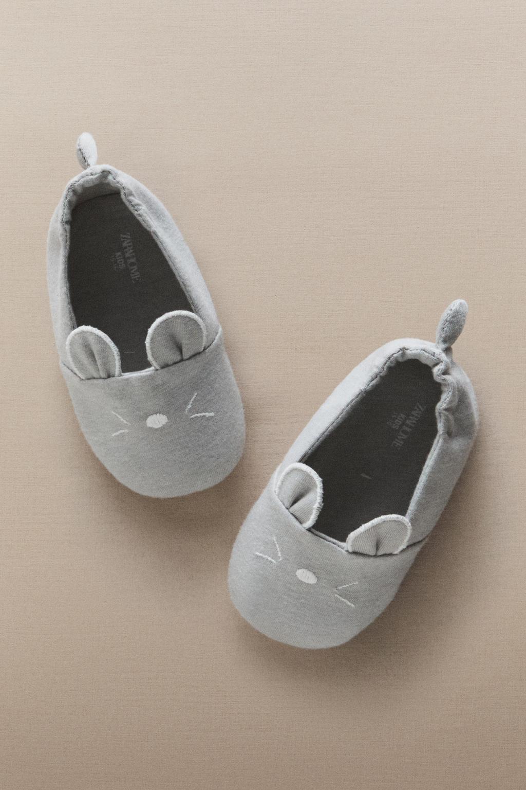 Ботиночки с ушками мышки