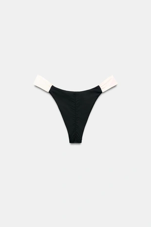 Трусы-бикини с контрастными завязками- Заказать в России