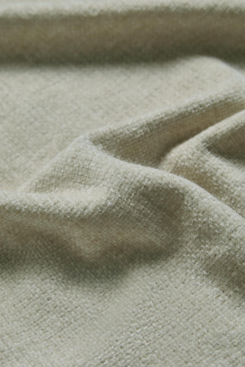 Плед из шениля с бахромой