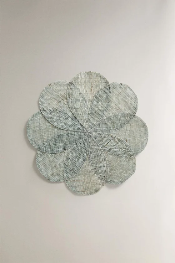Плетеная салфетка flower ramie