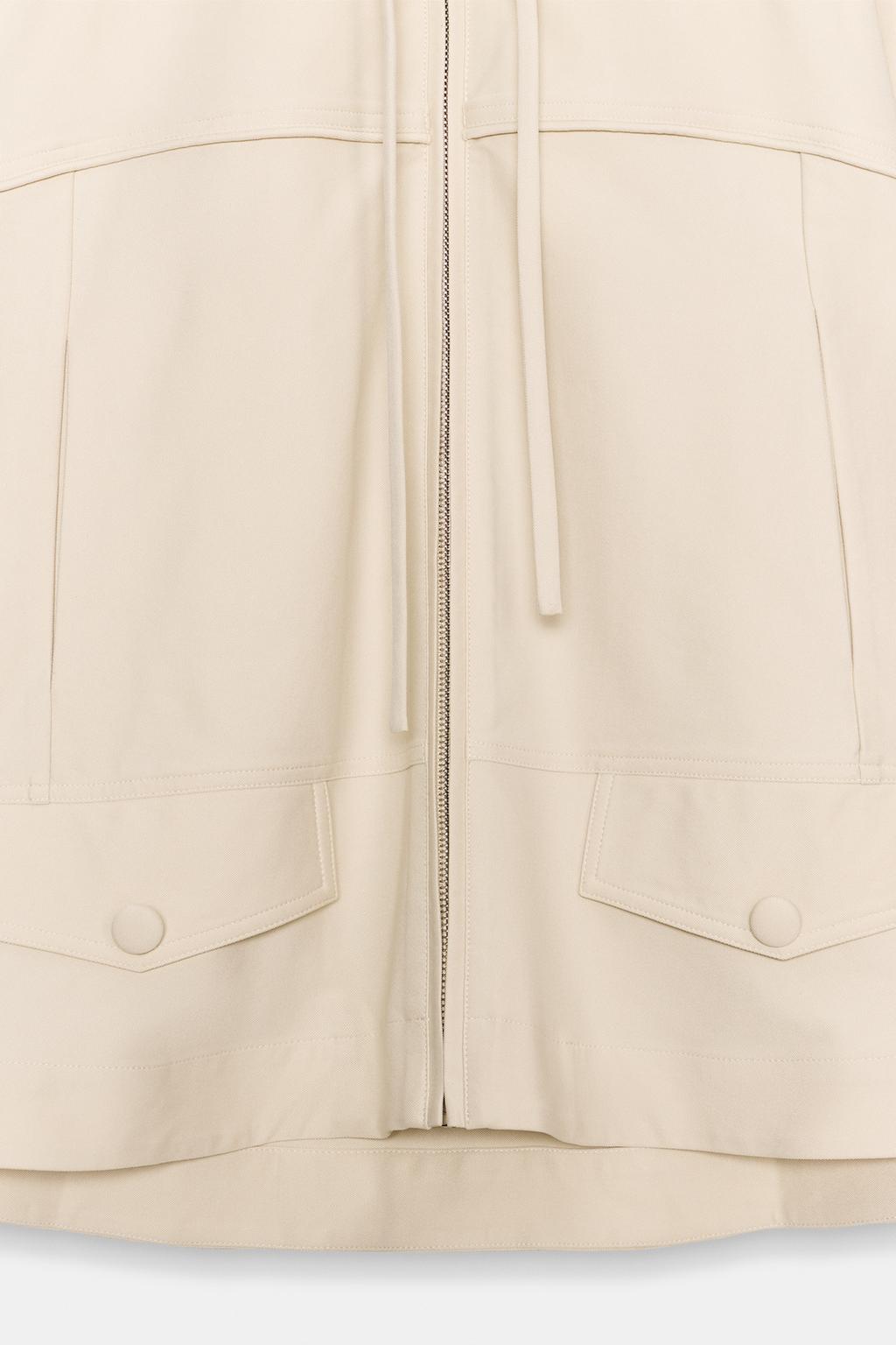 СВОБОДНАЯ КУРТКА С ВОРОТНИКОМ-СТОЙКОЙ