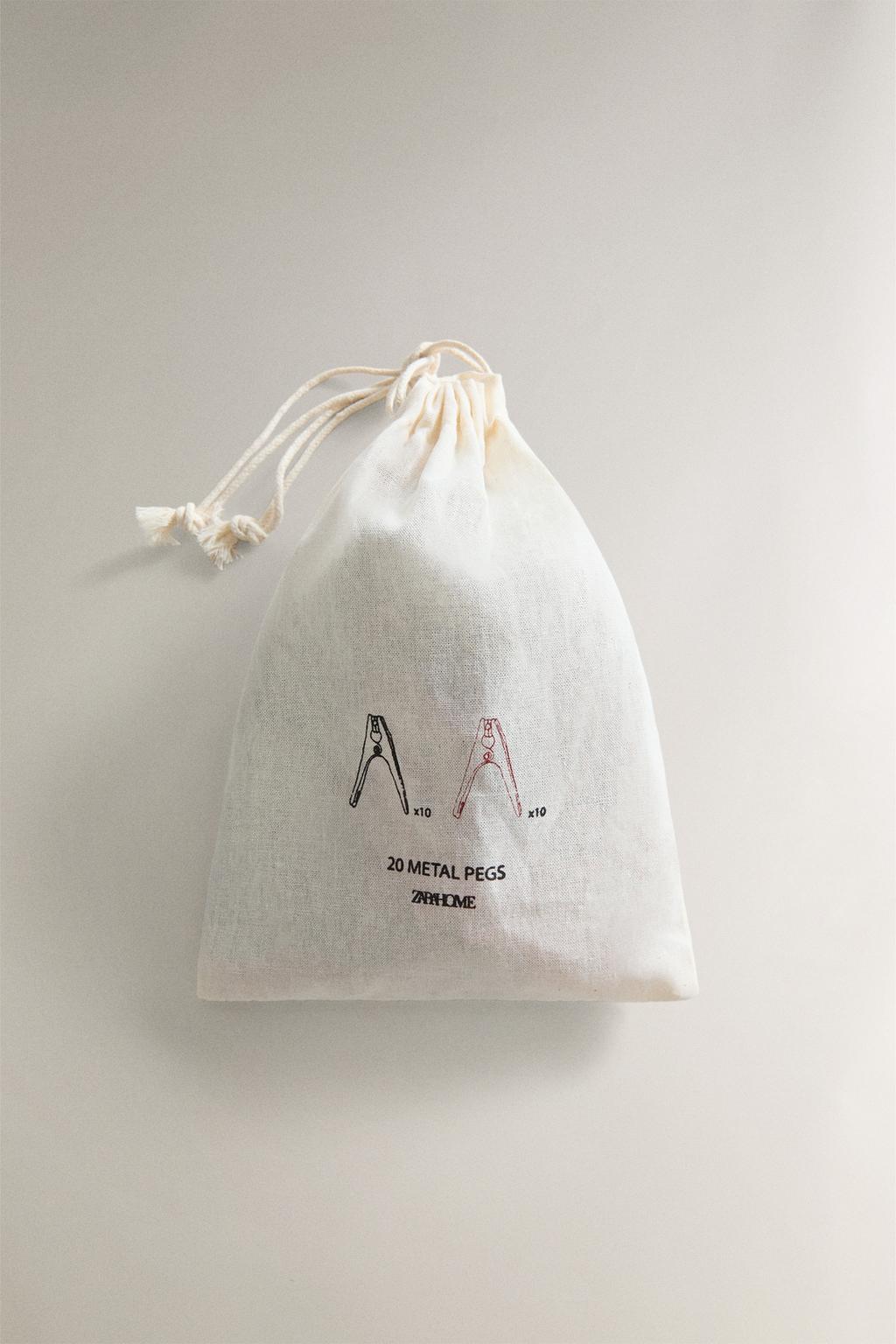 Набор металлических прищепок (набор из 20 штук)