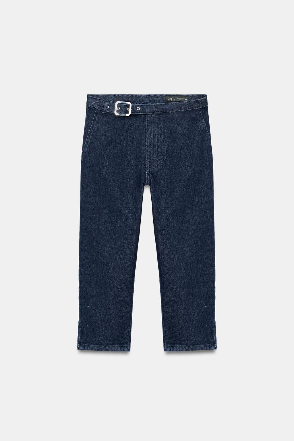 ДЖИНСЫ КАПРИ Z1975 С ПОЯСОМ