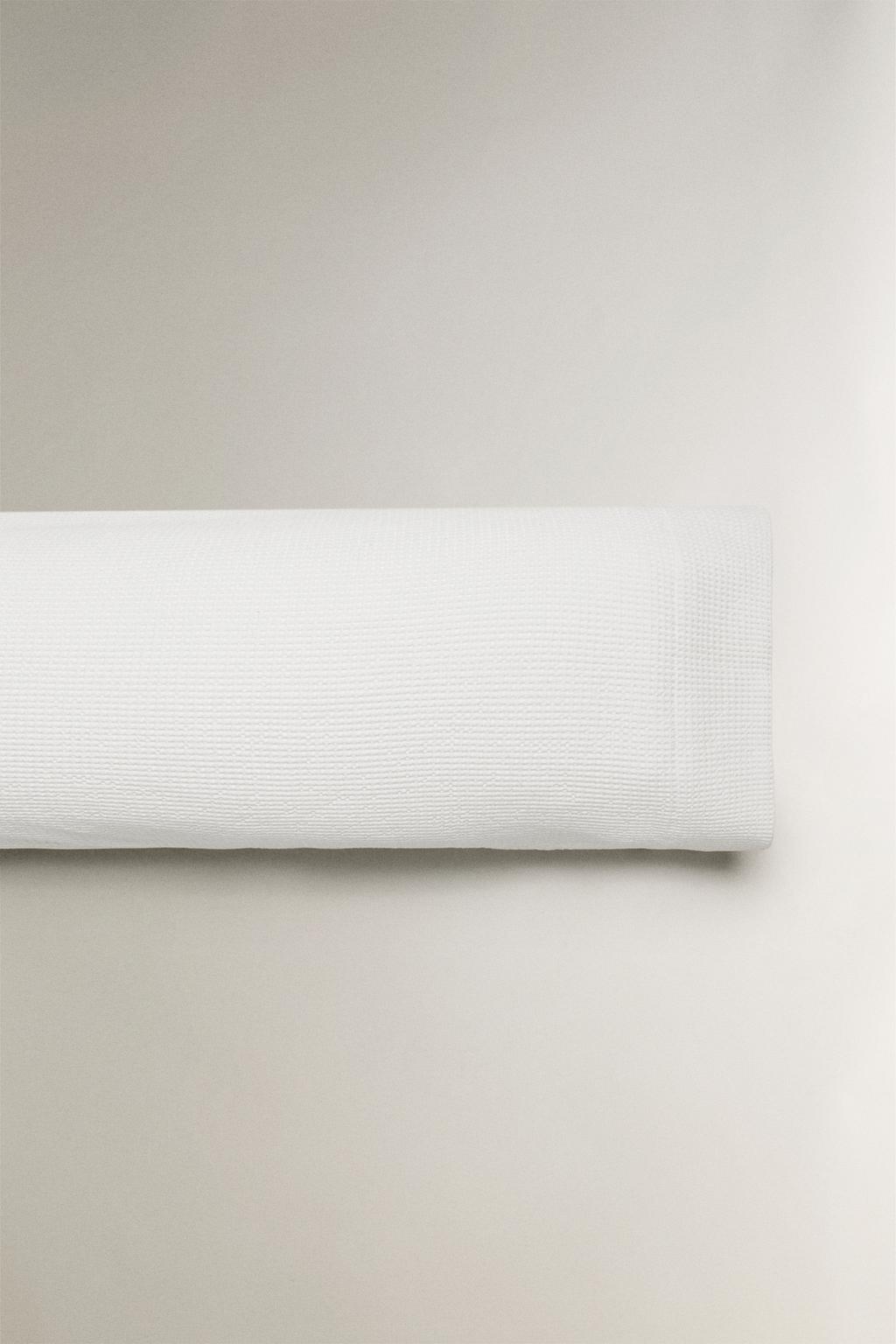 Пододеяльник из мелкого вафельного трикотажа из хлопка